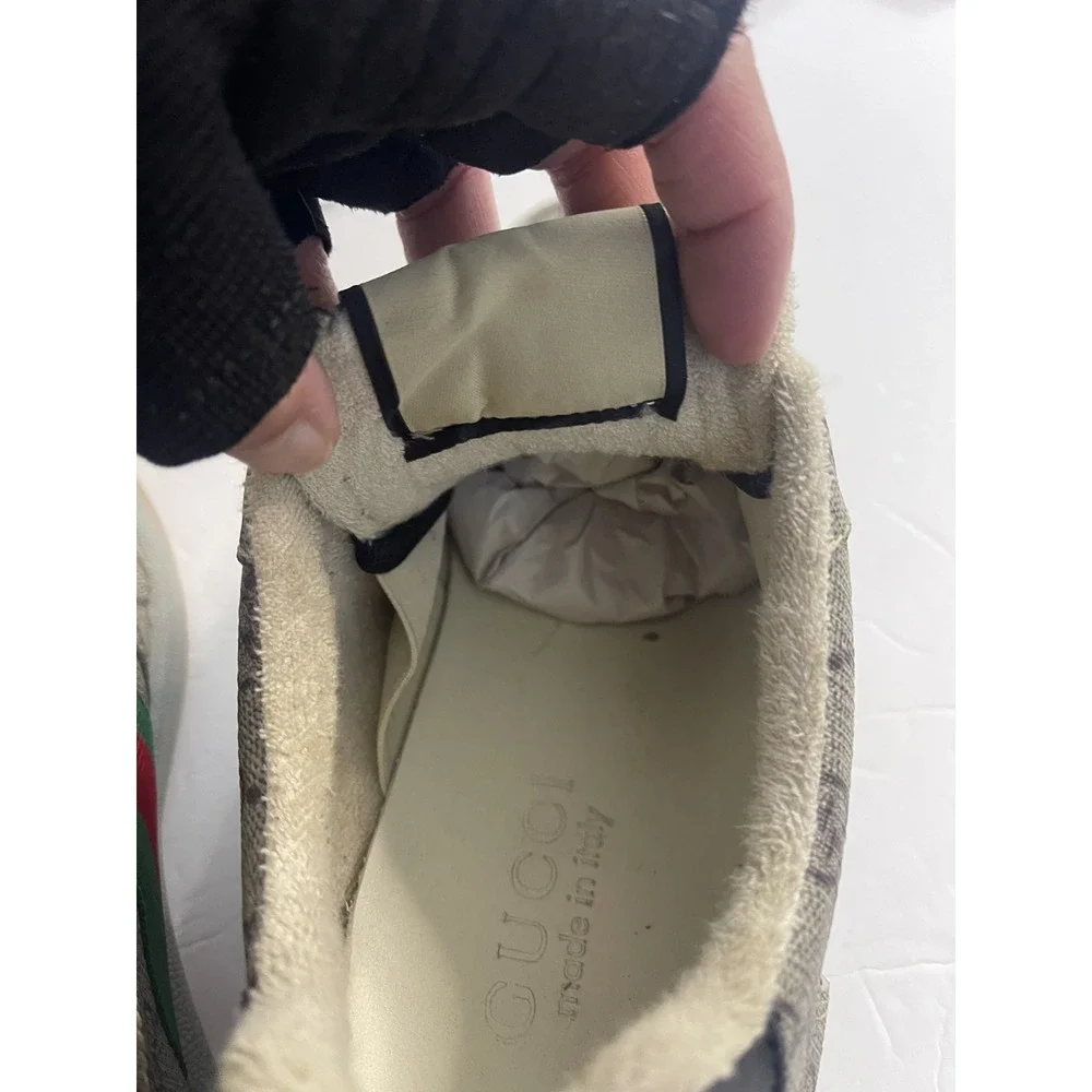 Gucci Screener GG‎ Canvas Low-Top Sneakers Size 10 - Picture 12 of 16